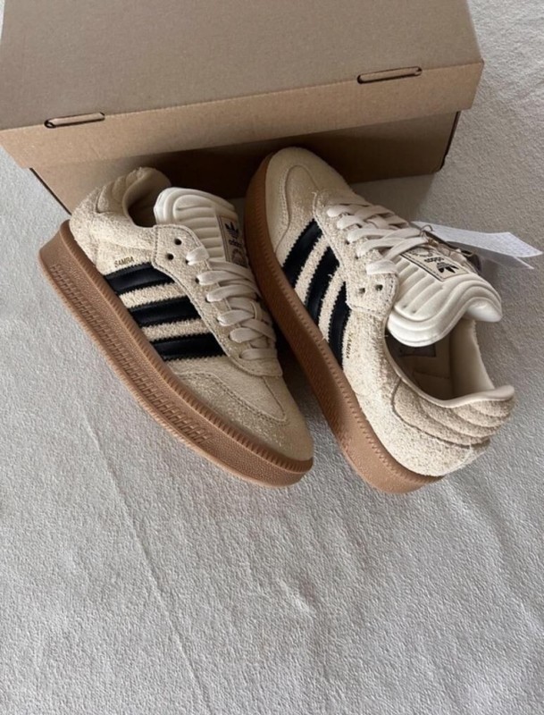 adidas samba xlg white core black cardboard cream 2