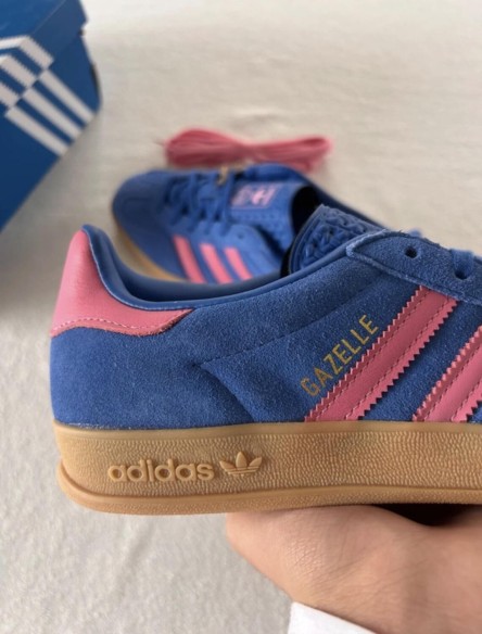 adidas gazelle blue bliss pink