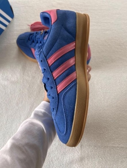 adidas gazelle blue bliss pink