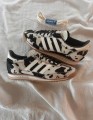 adidas Sl72 pink cow print cream white and black