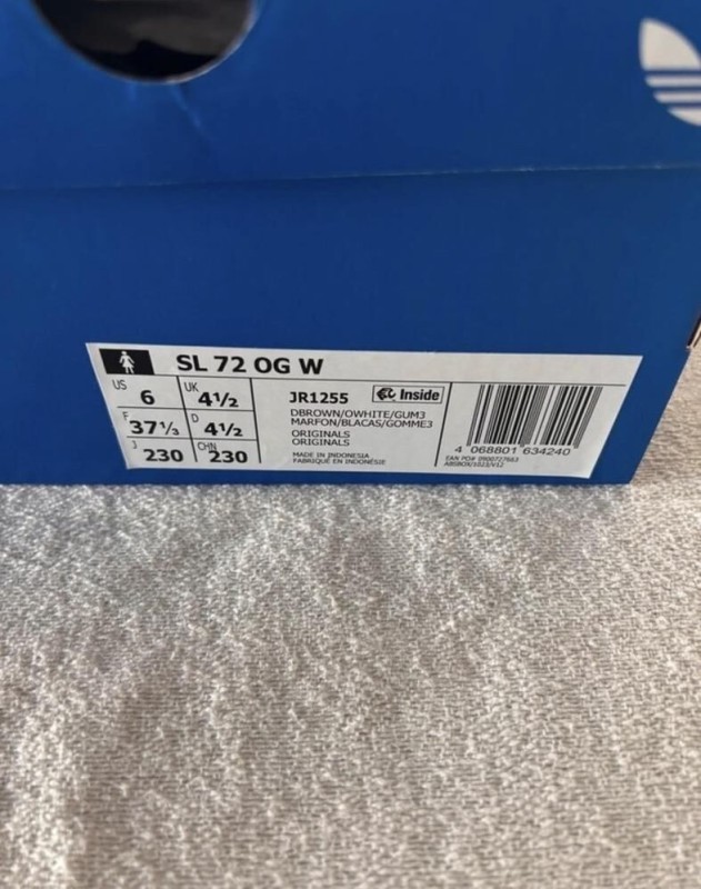 adidas Sl72 pink cow print cream white and black 2