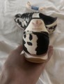 adidas Sl72 pink cow print cream white and black