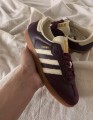adidas samba maroon burgundy rouge bordeaux white
