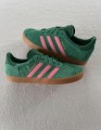adidas gazelle bold green bliss pink