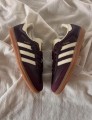 adidas samba maroon burgundy rouge bordeaux white
