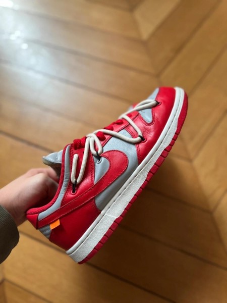 Nike Dunk Low Off White University Red
