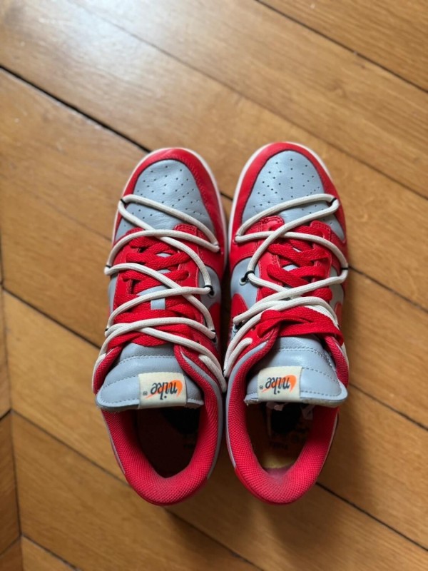Nike Dunk Low Off White University Red 2