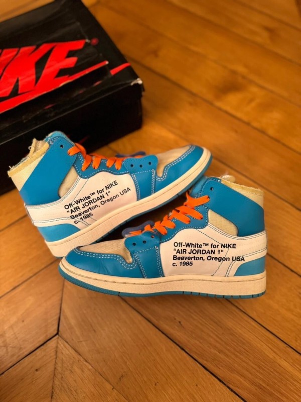 Air Jordan 1 High Off White UNC Blue Virgil Abloh 2