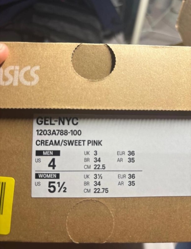 asics gel nyc sweet pink taille 36 2