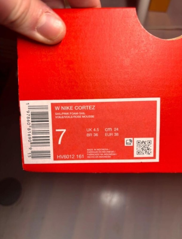 Nike corteiz valentin's day saint valentin taille 38 2