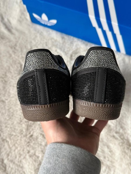 adidas samba og 'black silver rhinestones' 38