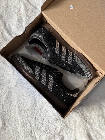adidas samba og 'black silver rhinestones' 38
