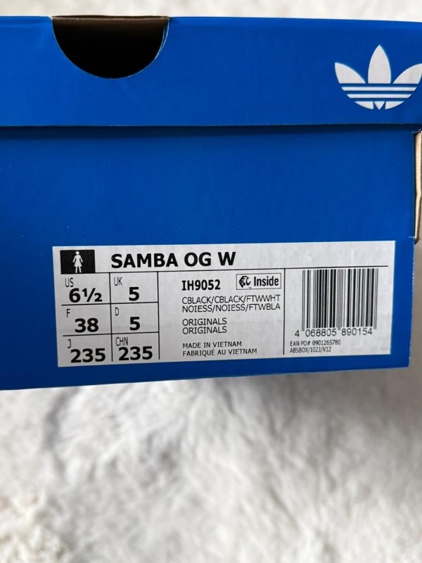adidas samba og 'black silver rhinestones' 38 2