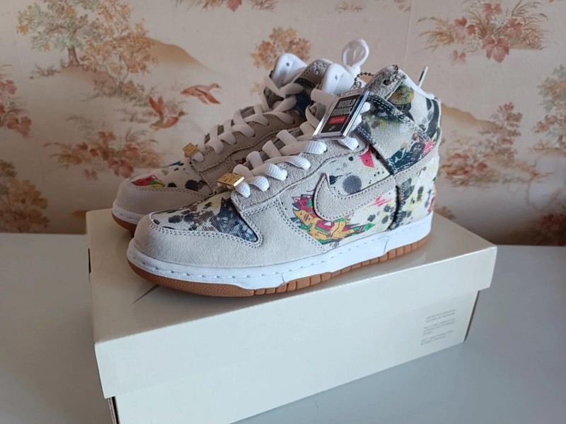 Nike SB Dunk High Supreme Rammelzee Sail 38,5