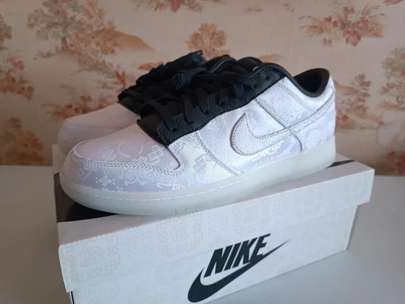 Nike Dunk Low CLOT Fragment White