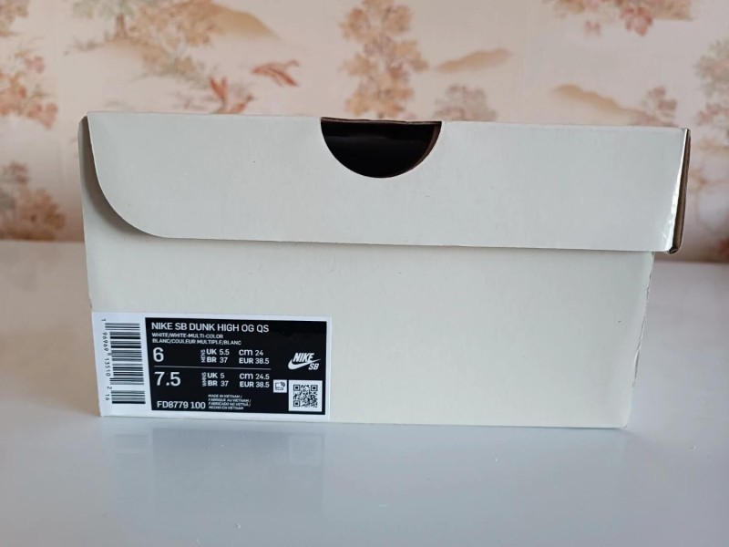 Nike SB Dunk High Supreme Rammelzee Sail 38,5