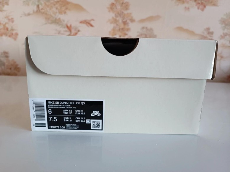 Nike SB Dunk High Supreme Rammelzee Sail 38,5
