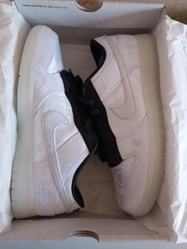 Nike Dunk Low CLOT Fragment White 2