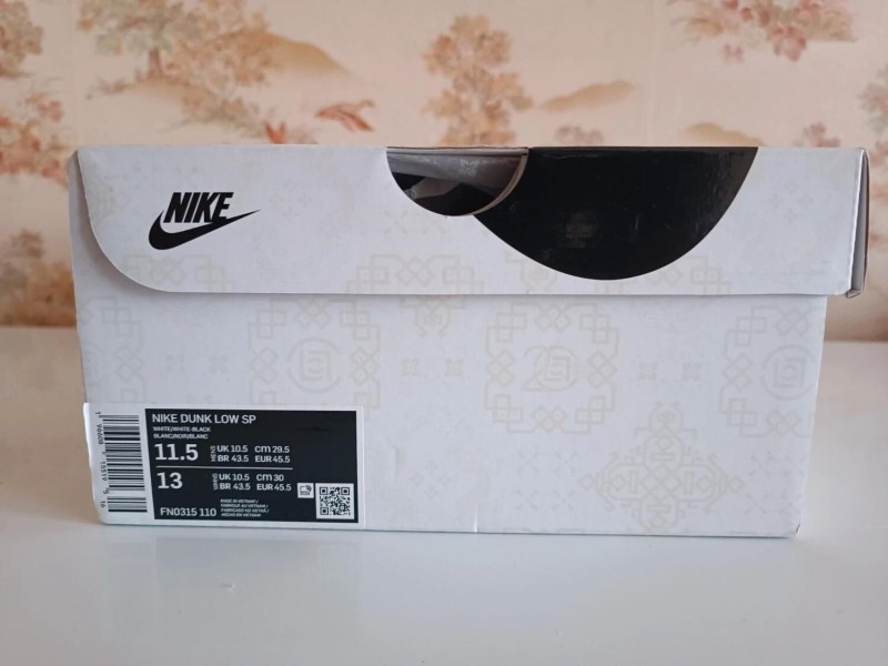 Nike Dunk Low CLOT Fragment White