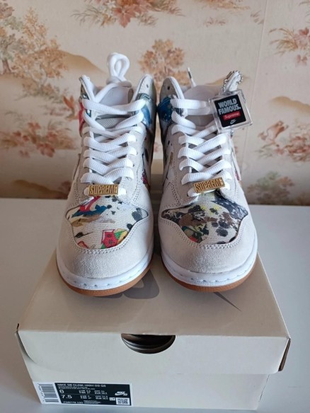 Nike SB Dunk High Supreme Rammelzee Sail 38,5