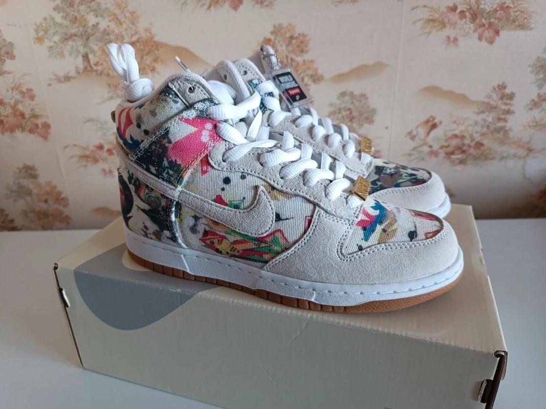 Nike SB Dunk High Supreme Rammelzee Sail 38,5 2