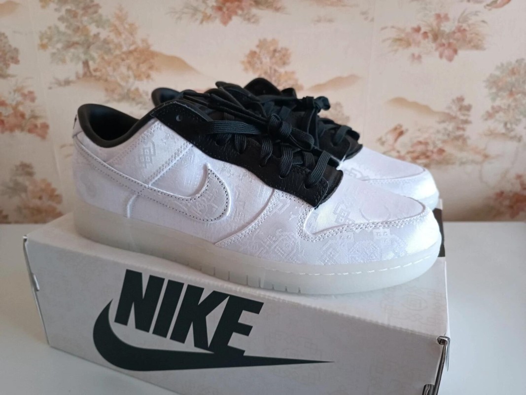 Nike Dunk Low CLOT Fragment White 2