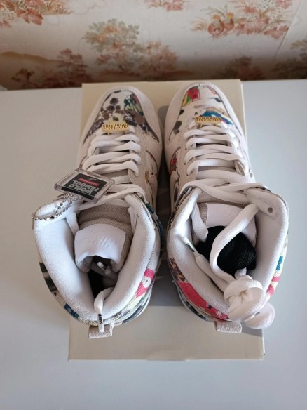 Nike SB Dunk High Supreme Rammelzee Sail 38,5