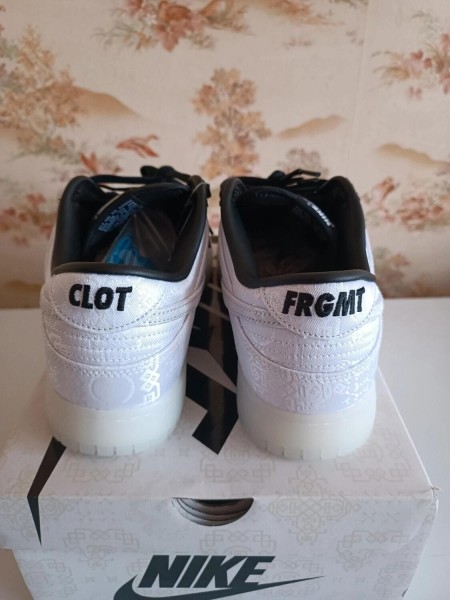 Nike Dunk Low CLOT Fragment White