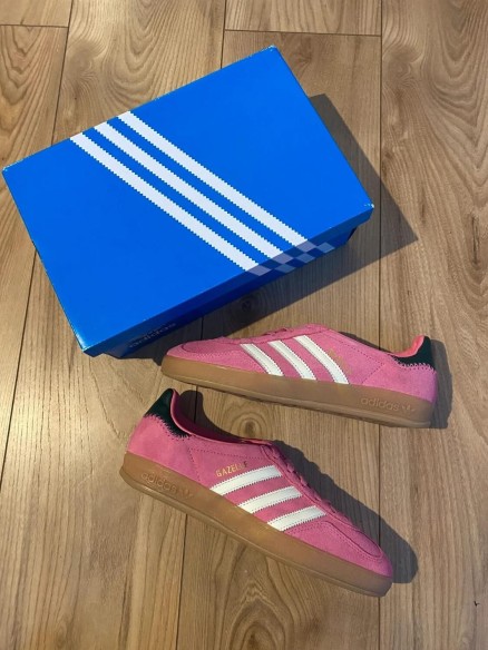 adidas gazelle indoor pink white cloud / rose blanc