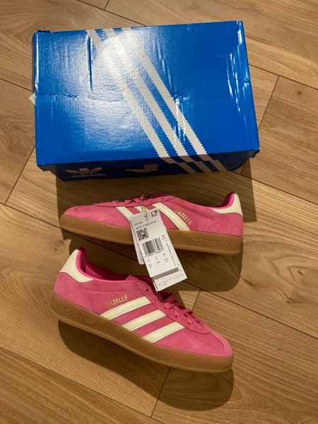 adidas gazelle indoor pink white cloud / rose blanc