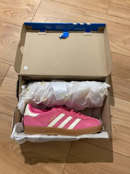 adidas gazelle indoor pink white cloud / rose blanc