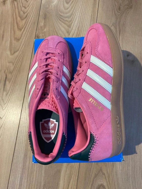 adidas gazelle indoor pink white cloud / rose blanc 2