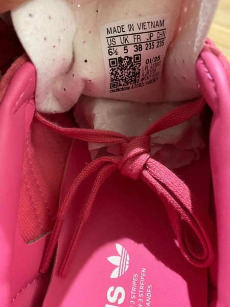 adidas gazelle indoor pink white cloud / rose blanc