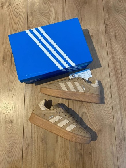adidas samba XLG cardboard brown / beige marron / off white clay brown