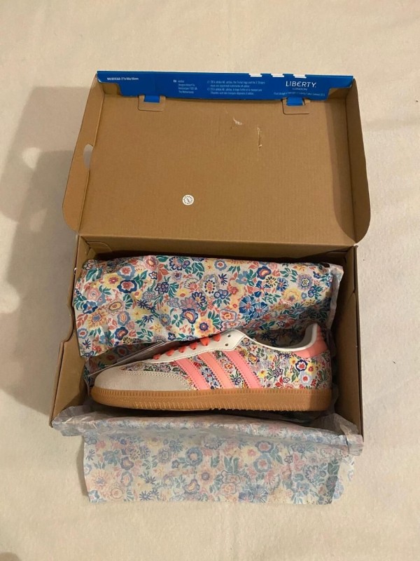 adidas samba liberty x london floral pink 2