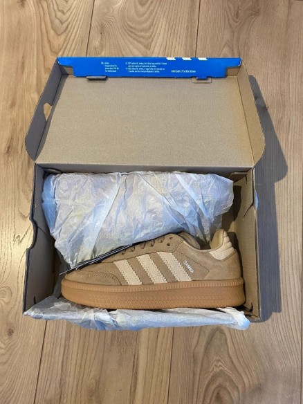 adidas samba XLG cardboard brown / beige marron / off white clay brown