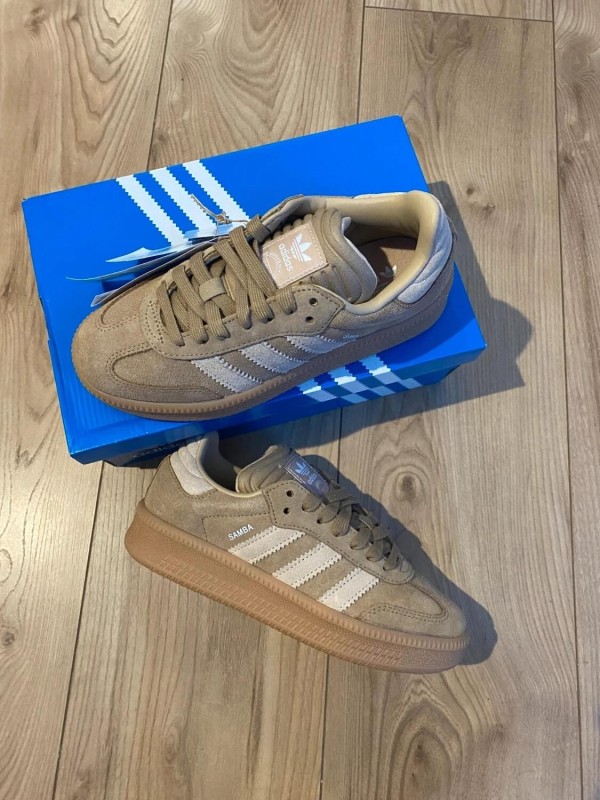 adidas samba XLG cardboard brown / beige marron / off white clay brown 2