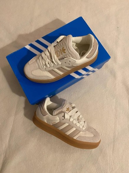 adidas samba XLG off white cream / clay brown / beige white gum