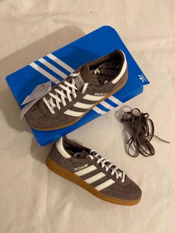 adidas samba cow print / white black brown / vache taches 2