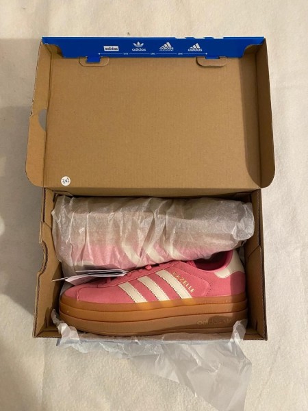 adidas gazelle bold pink white cloud / rose blanc