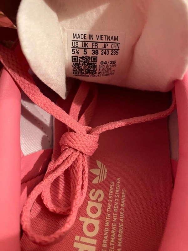 adidas gazelle bold pink white cloud / rose blanc 2