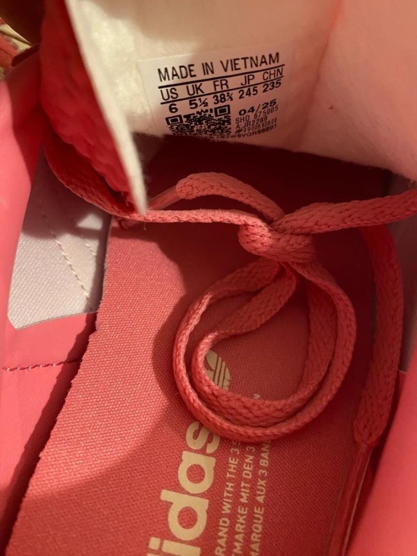 adidas gazelle bold pink white cloud / rose blanc 2