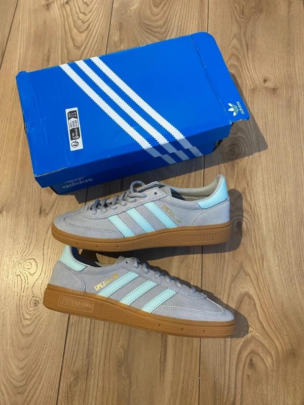 adidas handball spezial grey two blue tone / bleu gris / aluminium blue