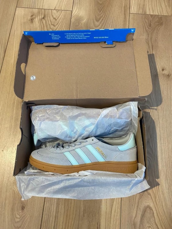 adidas handball spezial grey two blue tone / bleu gris / aluminium blue 2