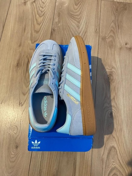 adidas handball spezial grey two blue tone / bleu gris / aluminium blue