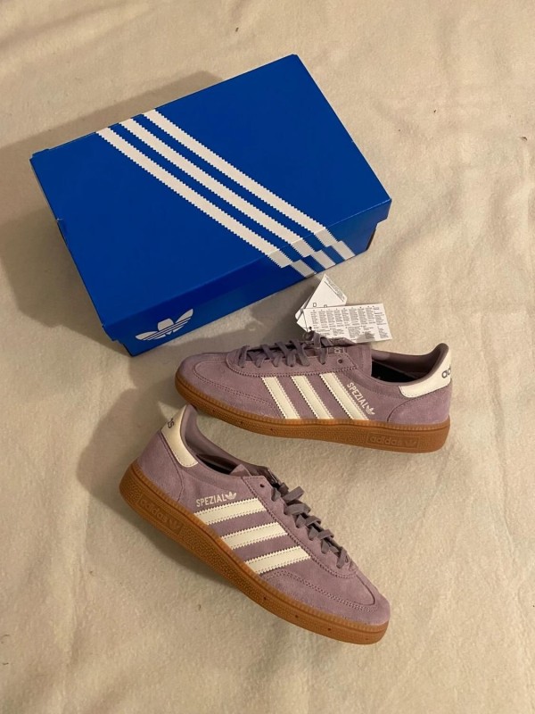 adidas handball spezial preloved fig / purple white / mauve blanc