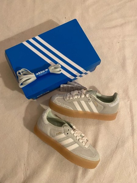 adidas sambae green cream white beige / vert menthe blanc
