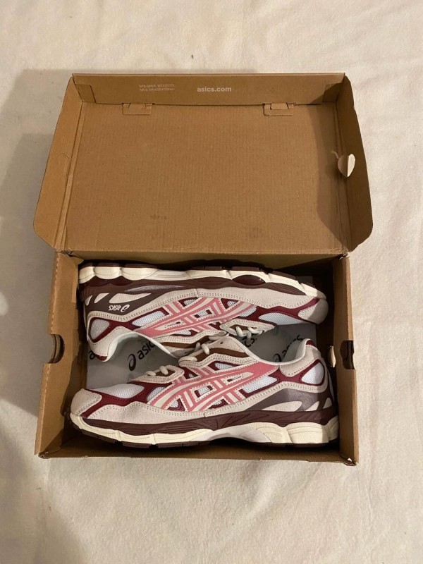 asics gel-nyc cream sweet pink brown / crème rose marron 2