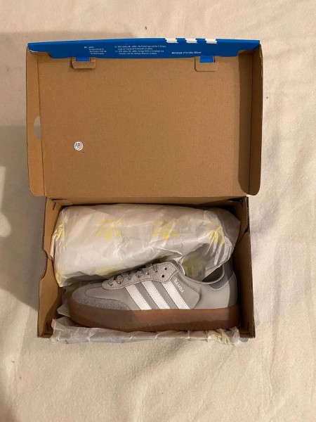 adidas sambae grey cream white / gris blanc