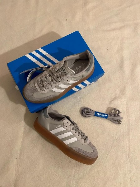 adidas sambae grey cream white / gris blanc